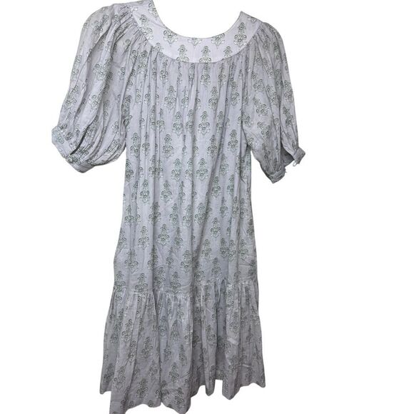 Olivia James Anna Puff Sleeve Lilac Floral Mini Dress Sz. XS - Picture 4 of 5